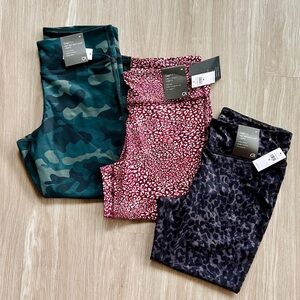 Gapfit Patterned High Rise Capri Legging Bundle